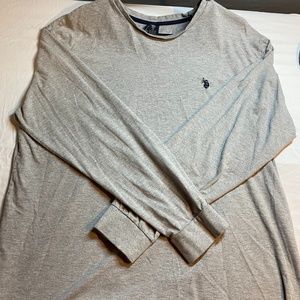 XL Gray Polo Longsleeve
